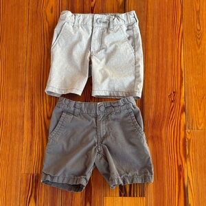 2 Boys Shorts Cat & Jack Light Gray/Dark Gray Size 4